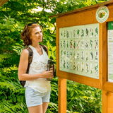 Informationstafel im Landschaftspark