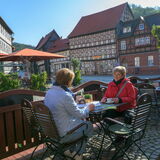 Café in der Altstadt Stolberg