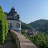 Blick vom Schloss Stolberg